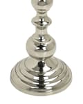 Pikkukuva 6 / 6: Kynttilänjalka hopea alumiini 24 cm korkea elegantti glamour moderni tyyli
