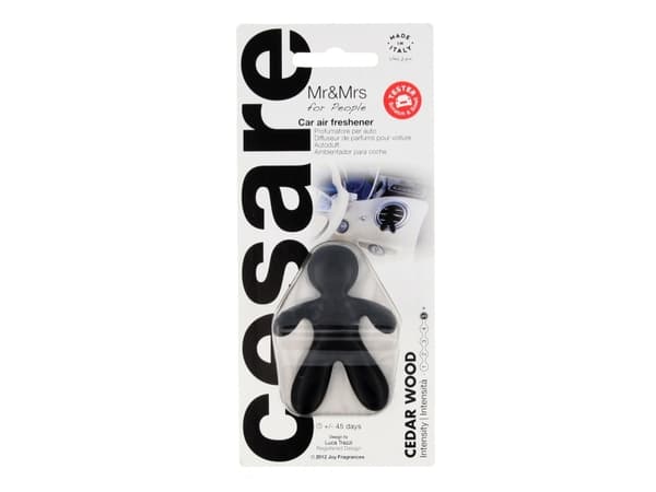 Mr. &amp; Mrs. JoyFragrance Black Cedar Wood Car Air Freshener
