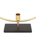 Miniatyrbild 6 av 6: Ljusstake Guld Metall 45 cm Ljushållare Dekoration Cirkelformad Glam