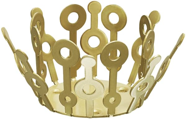 Ljuslykta 13,5 cm DIY Cult Design Guld 13,5 cm