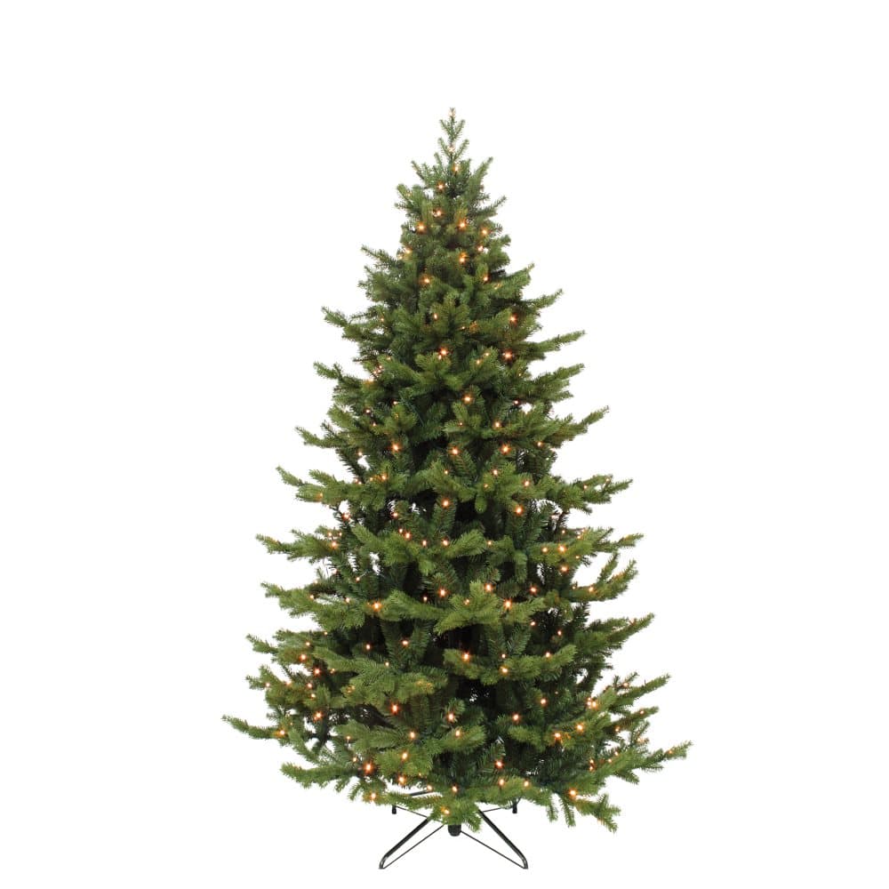 Black Box Trees Herwood Deluxe Kunstig juletre med LED lys H215 cm Grønn - Nu med gratis dimmer!