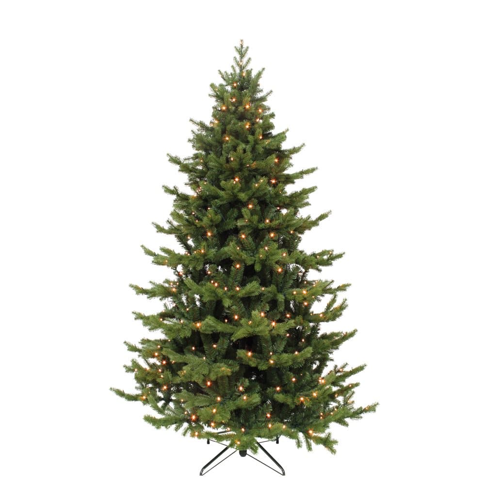 Black Box Trees Herwood Deluxe Kunstig juletre med LED lys H230 cm Grønn - Nu med gratis dimmer!