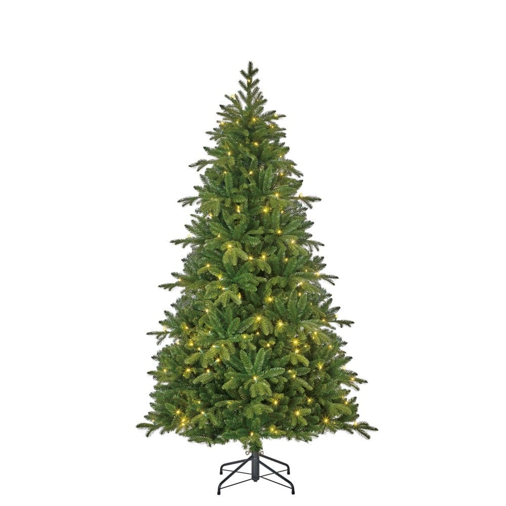 Black Box Trees Brampton kunstig juletre slim med LED lys H230 cm Nu med gratis dimmer!