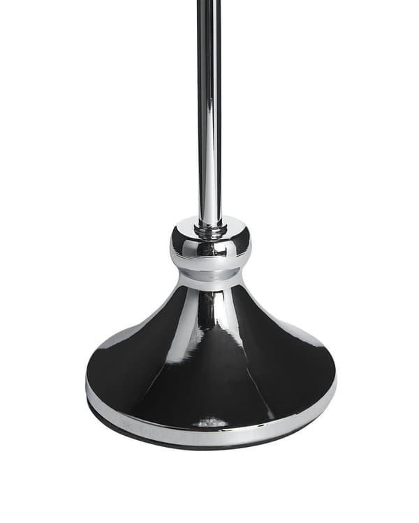 Kynttilänjalka hopea lasinen 27 cm korkea lasikristallit metalli glamour tyyli