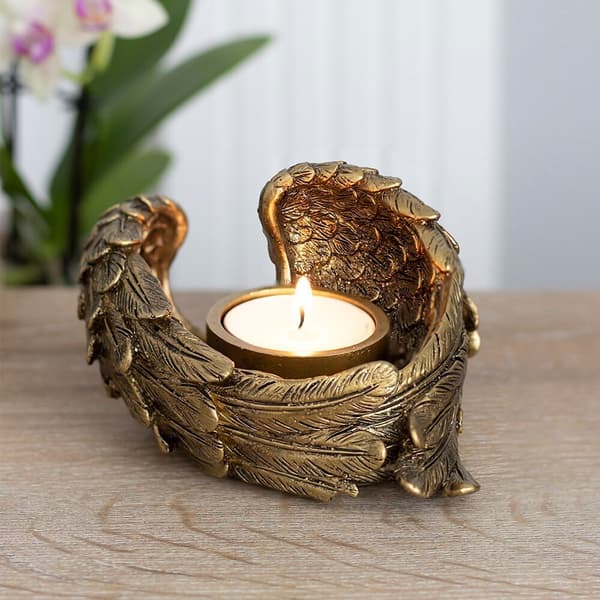 Something Different Guardian Angel Wing Candle Holder