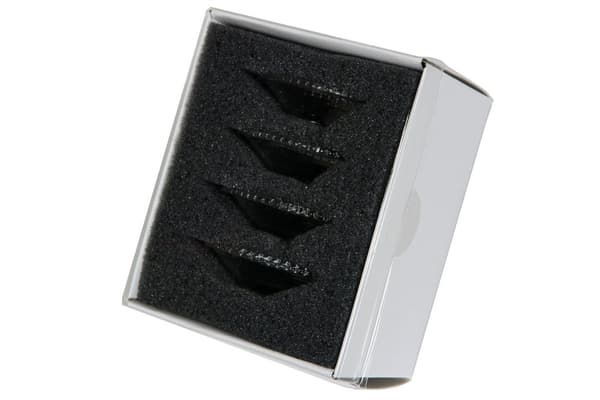 Ljusmanschett Klar Våg Glas 4-pack
