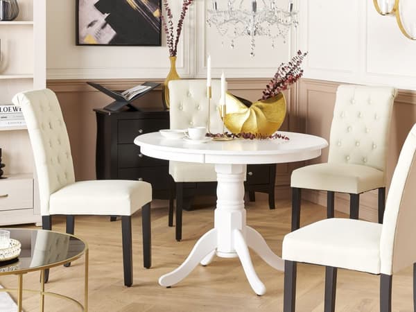 Set med 2 Ljusstakar Guld Järn Rund Form Modern Minimalistisk Ljusstakar Dekoration
