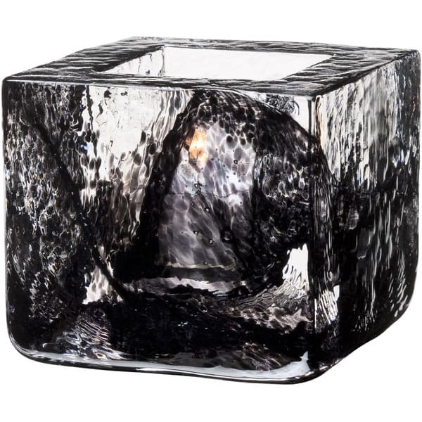 Brick Votive Black - Kosta Boda