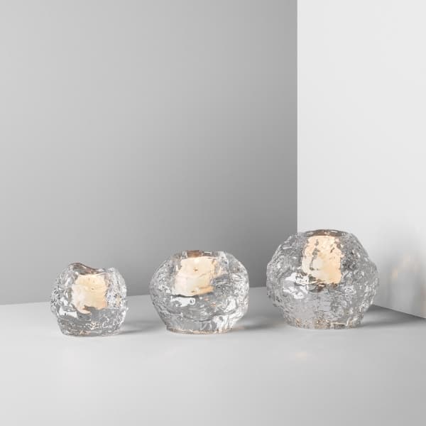 Snowball Votive, H 9cm - Kosta Boda