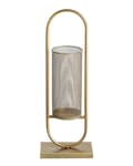 Miniatyrbild 1 av 7: Ljusstake Guld Metall 53 cm Glamour Accentstycke Dekoration Vardagsrum Sovrum Dekór