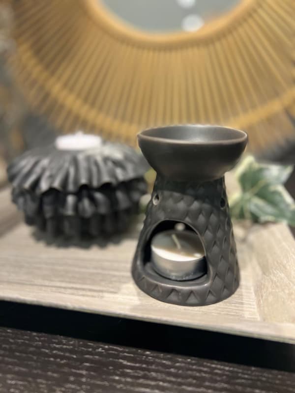 Ljushållare Volang Svart 12 cm