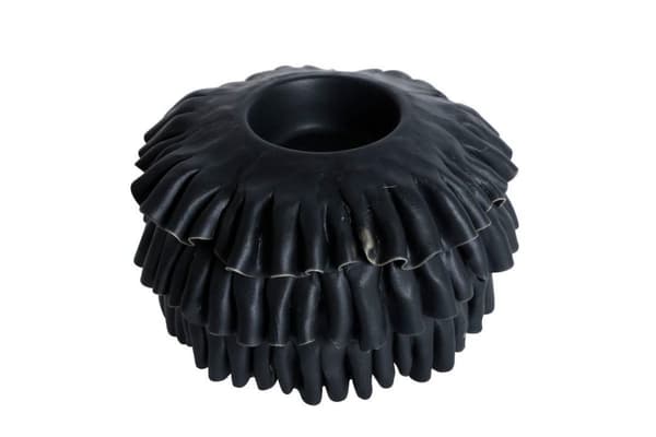 Ljushållare Volang Svart 12 cm