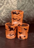 Pikkukuva 4 / 4: Kynttilänjalat Halloween 3-pack lepakoita