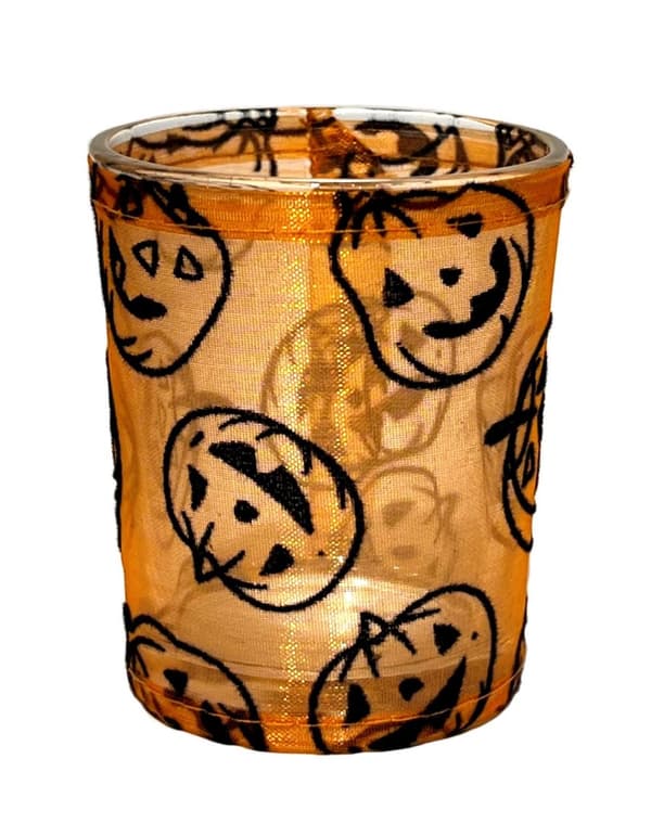 Lysestage Halloween 3-pak græskar