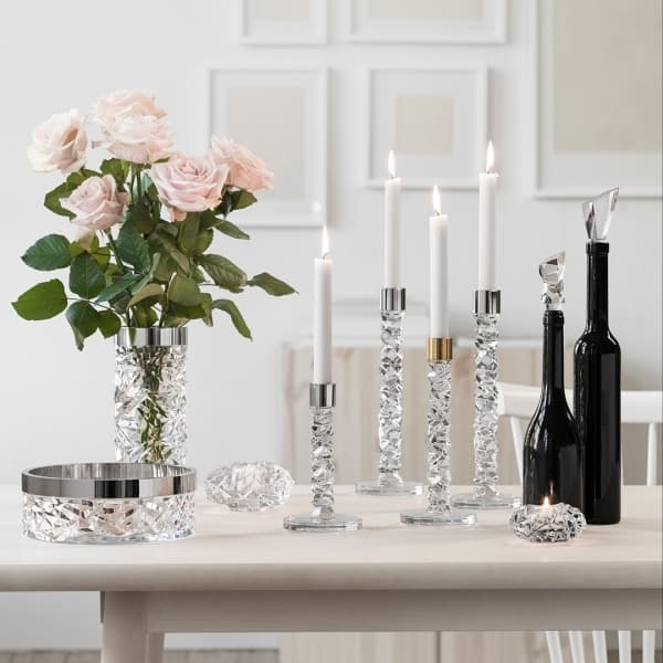 Carat Candlestick H 29,7cm - Orrefors