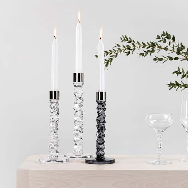 Carat Candlestick H 29,7cm - Orrefors