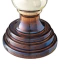 Miniatyrbild 7 av 7: Set med 2 ljusstakar Guld Glas 40 cm Iriserande effekt Ljusstakar Classic
