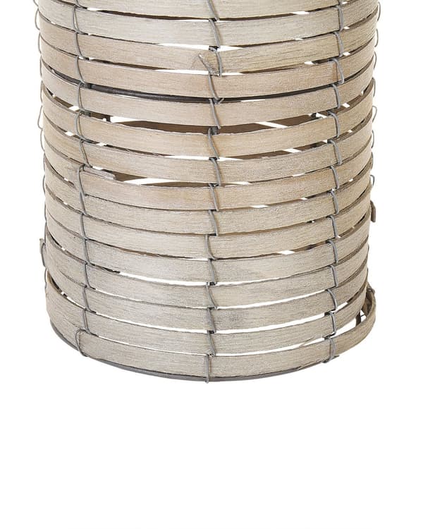 Sett med 3 lysestaker Lysestake i poppeltre Glassholder Ulike størrelser Høy firkantet Boho-design