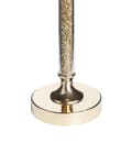 Miniatyrbilde 6 av 6: Lysestake Gull Metallsøyle 48 cm Glamourstil Dekorasjon Bord Elegant Glass