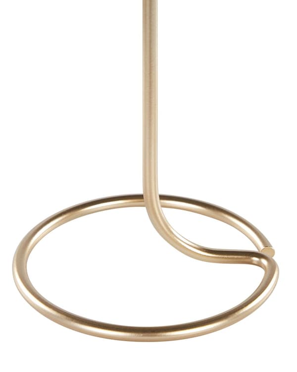 Sett med 2 Lysholdere Gulljern Rundt Form Moderne Minimalistisk Lysestaker Dekorasjon