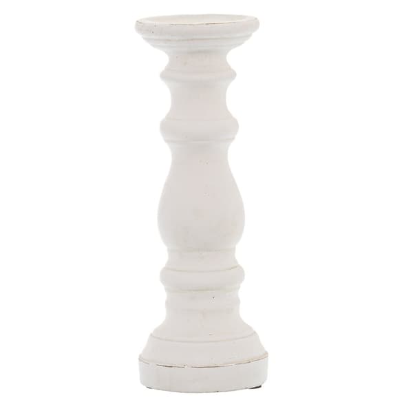 Hill Interiors Ceramic Column Candle Holder