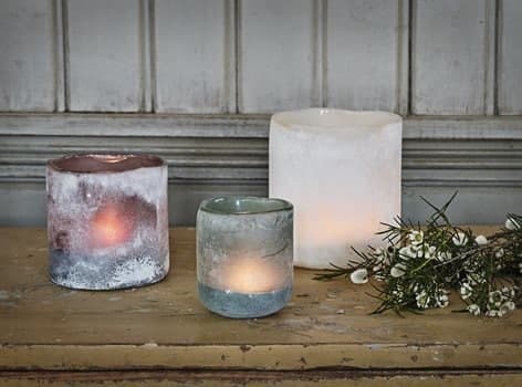 Tea Light Holder Ebba Green Small