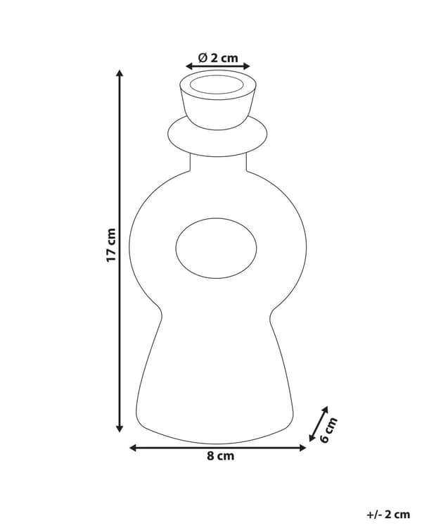 Kynttilänjalka luonnonvalkoinen 8 x 17 x 6 cm keraaminen yhdelle kynttilälle skandinaavinen moderni