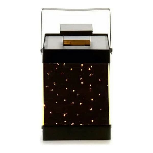 LED-lyhty Musta Peili 12,5 x 18,5 x 12,5 cm