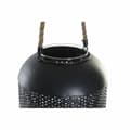 Miniatyrbillede 2 af 2: Lyseholder DKD Home Decor Sort Metal Tov (22 x 22 x 63 cm)