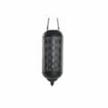 Miniatyrbillede 1 af 2: Lyseholder DKD Home Decor Sort Metal Tov (22 x 22 x 63 cm)