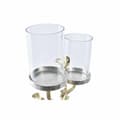 Miniatyrbillede 3 af 3: Kandelaber DKD Home Decor Krystal Gylden Aluminium Fugle (29 x 15 x 48 cm)