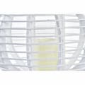 Miniatyrbillede 2 af 3: Lanterna DKD Home Decor Krystal Hvid Bambus (35 x 35 x 29 cm)