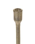 Miniatyrbillede 7 af 8: Et sæt med 3 Guld Lysestager med Runde Aluminiumsbund Elegant Glamourøs Stil