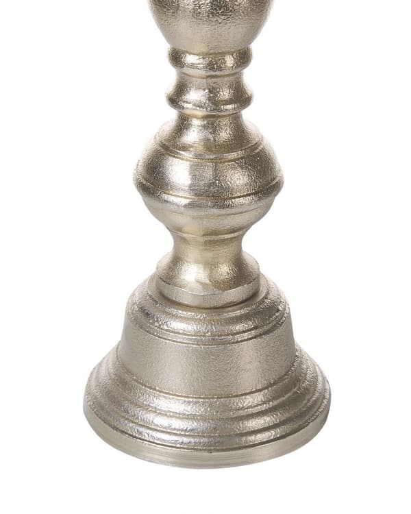 Sett med 2 lysestaker Gull Aluminium Viktoriansk design Klassisk stil Dekorasjon Tilbehør