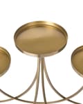 Miniatyrbild 6 av 7: Ljushållare Metall Guld 5 Hållare Glamour Modern Kandelaber