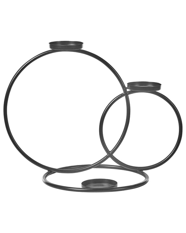 Lysestake Metall 33 cm Minimalistisk Elegant Midtpunkt Dekorasjon