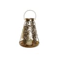 Miniatyrbild 4 av 4: Lykta DKD Home Decor Gyllene Metall 25 x 25 x 42 cm