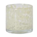 Pikkukuva 1 / 3: Ljushållare Beige Mönstrad Glas 8x8 cm