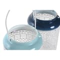 Miniatyrbillede 3 af 3: Lyseholder DKD Home Decor Himmelblå Marineblå Metal 15 x 15 x 24,5 cm (2 enheder)