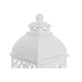 Miniatyrbillede 4 af 4: Gadelampe DKD Home Decor 24 x 24 x 74 cm Ældet overflade Krystal Metal Hvid Araber