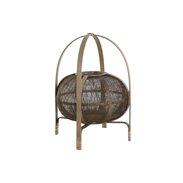 Lyseholder DKD Home Decor Natur Brun Bambus 33 x 33 x 42 cm