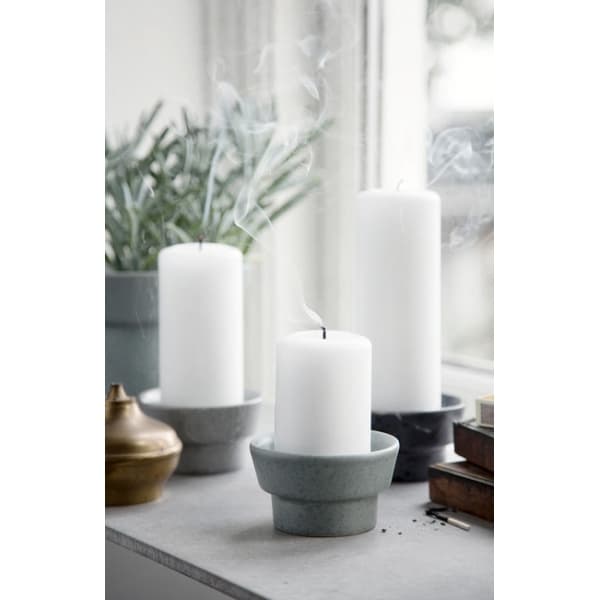 Ombria Votive Marble, Grey - Kähler