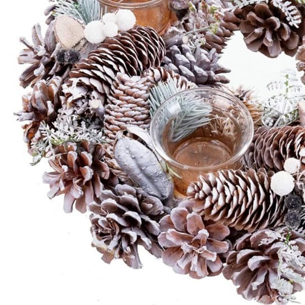 Julelysholder Flerfarget Plast Foam 31 x 31 x 8 cm
