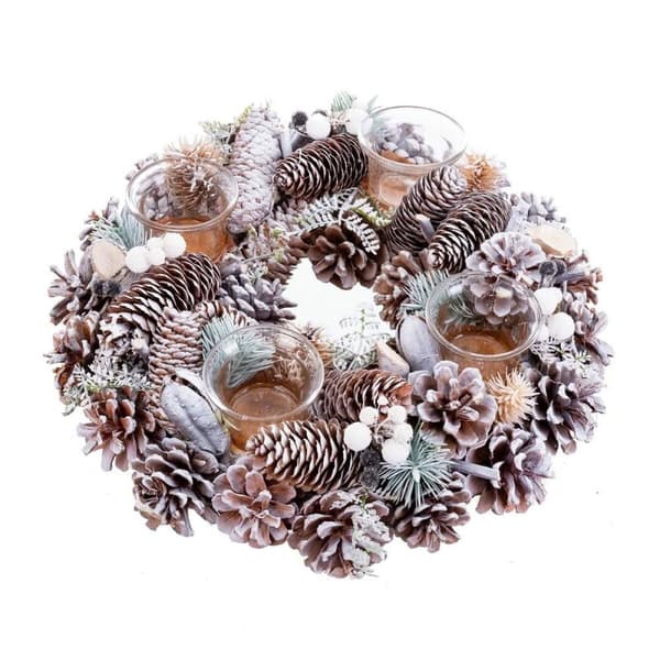 Julelysholder Flerfarget Plast Foam 31 x 31 x 8 cm