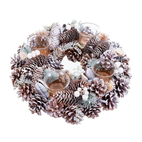 Julelysholder Flerfarget Plast Foam 31 x 31 x 8 cm