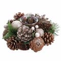 Miniatyrbilde 3 av 5: Julelysholder Gyllen Naturell Plast Foam 19 x 19 x 9 cm