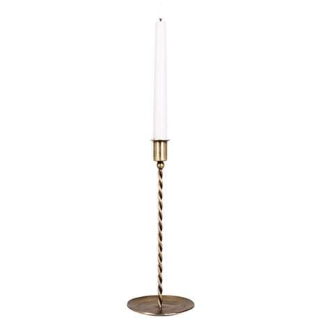 Candle Holder Estelle Antique Brass Tall