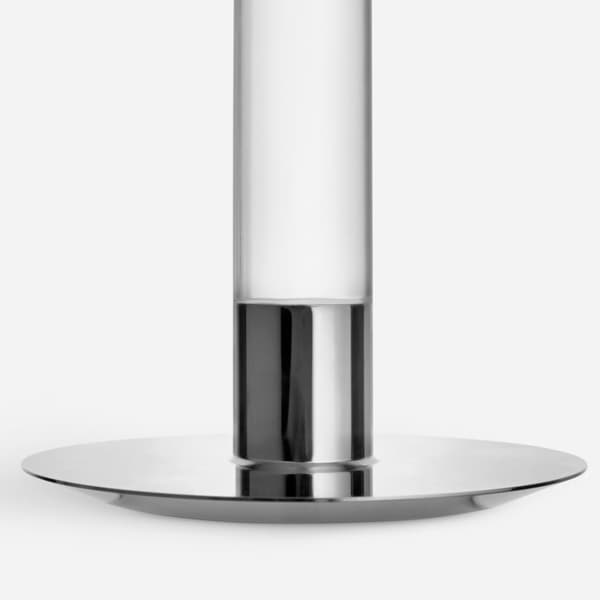 Lumiere Ljusstake Silver H 26cm, 2-pack - Orrefors