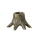 Pikkukuva 1 / 2: Candle Holder Tree Stump Antique Brass