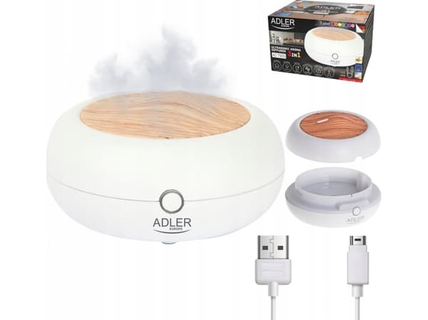 Luftfukter Adler AD 7969 Ultralyd USB aroma diffuser 3in1